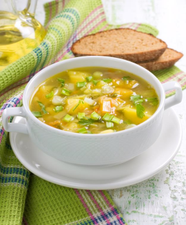 Renkli Patates Çorbası