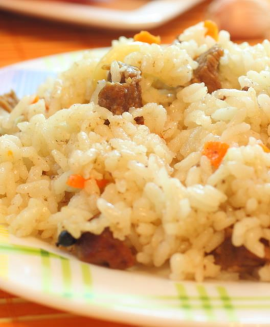 Etli Havuçlu İrmik Pilavı