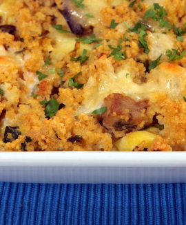 Tavuklu Pırasa Grateni