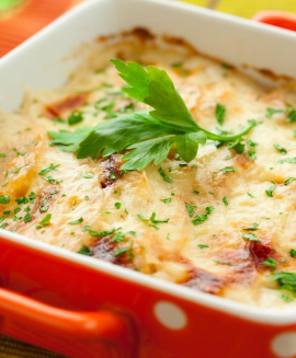 Kerevizli Patatesli Graten