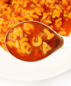 Bolonez Soslu Alfabe Makarna