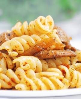 Mantarlı Burgu Makarna