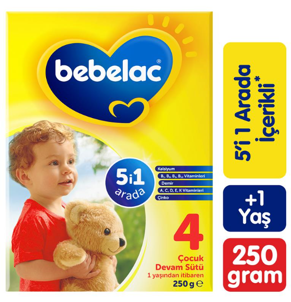 Bebelac 4 Çocuk Devam Sütü 250gr 1 Yaş+