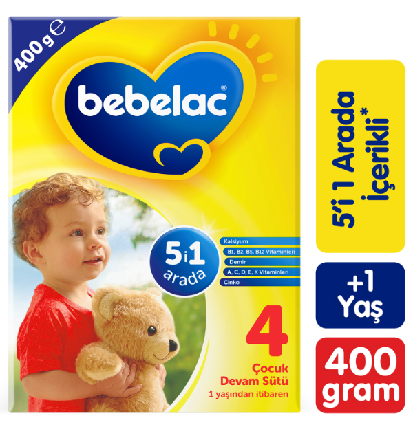 Bebelac 4 Çocuk Devam Sütü 400g​ 1+ Yaş
