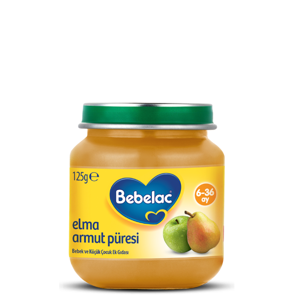 Bebelac Elma Armut Püresi 6x125 gram