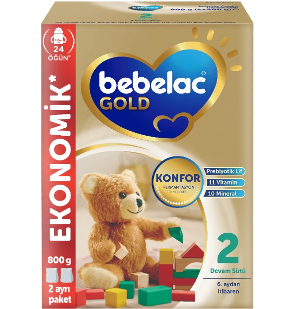 Bebelac Gold 2 Devam Sütü 800g 6-12 Ay