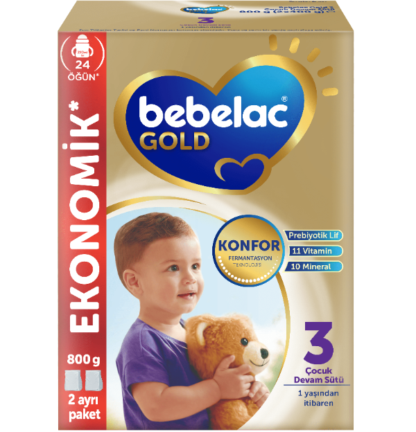 Bebelac Gold 3 Çocuk Devam Sütü 800g 1 Yaş+