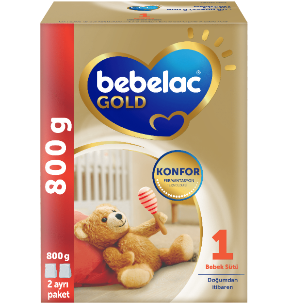 Bebelac Gold Konfor 1 Bebek Sütü 800g 0-6 Ay