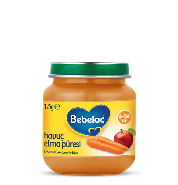 Bebelac Havuç Elma Püresi 6x125 gram
